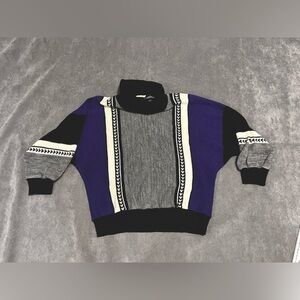 Universal Knit Vintage Colourblock Sweater – Size large